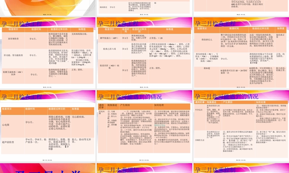 孕三月身体变化.pptx