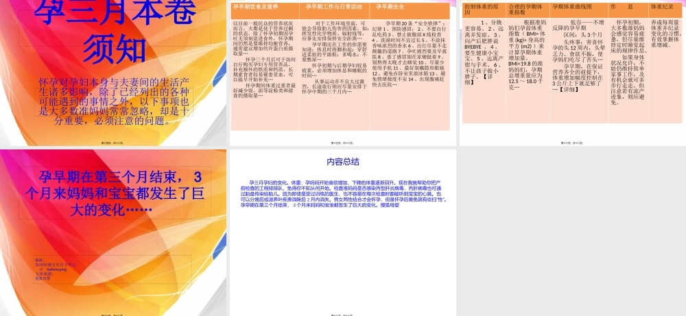 孕三月身体变化.pptx