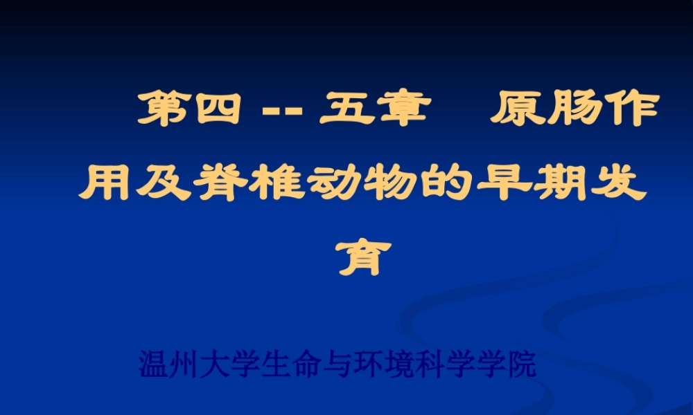 原肠作用及早期发育.pptx