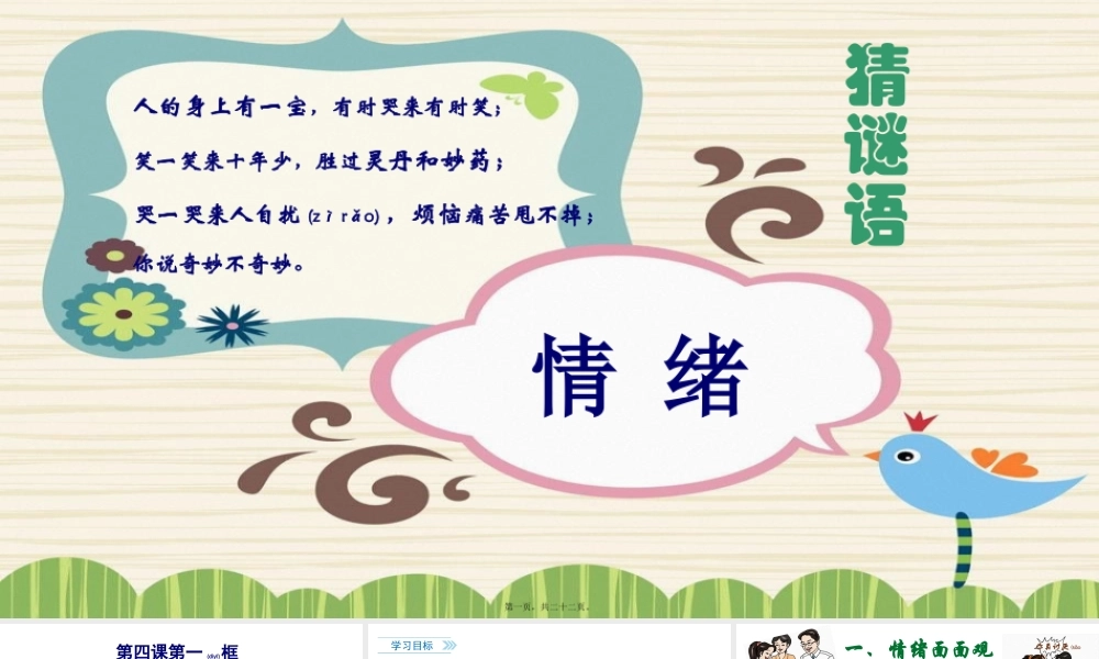 2022年医学专题—.1青春的情绪(1).pptx