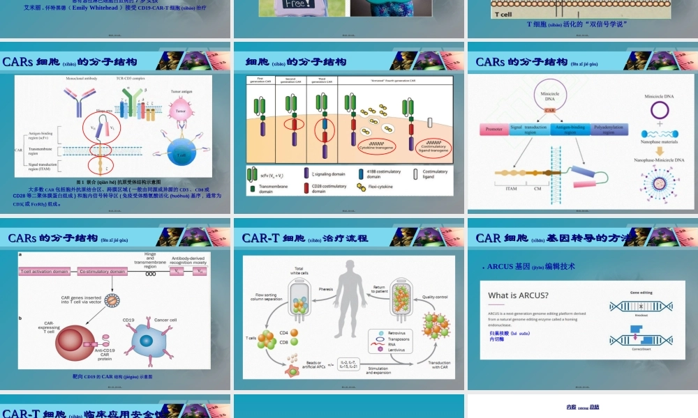 2022年医学专题—CAR-T细胞研究新进展(1).ppt