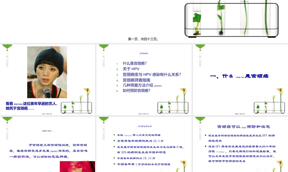 2022年医学专题—HPV感染与宫颈癌(1).ppt
