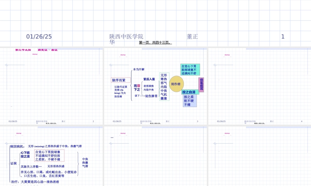 2022年医学专题—PPT-第三节太阳病变证痞证上热下寒证火逆证(1).ppt