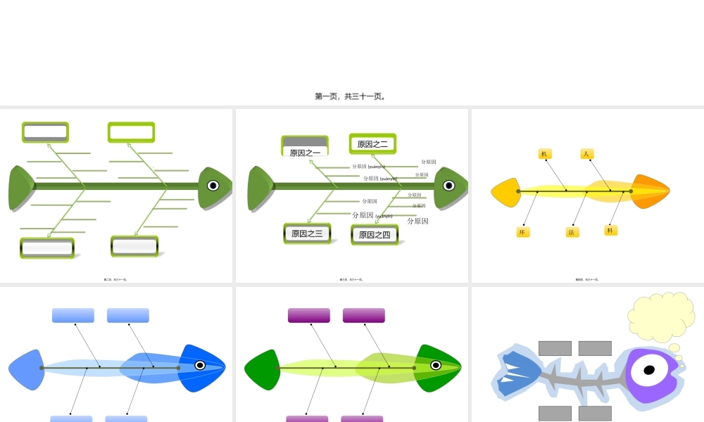 2022年医学专题—PPT鱼骨图模板大集(应有尽有满足需要)(1).ppt