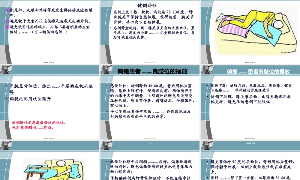 2022年医学专题—中风偏瘫患者良肢位的摆放-PPT(精)..(1).ppt