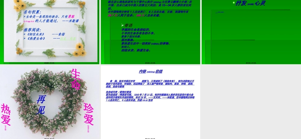 2022年医学专题—人最宝贵的东西是生命(1).ppt