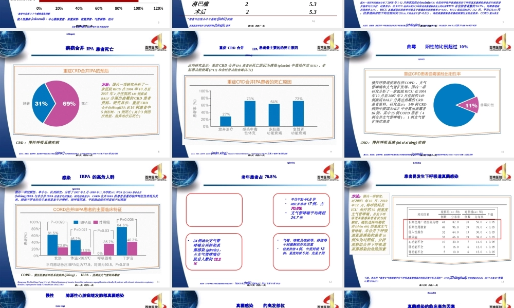 2022年医学专题—从实践看呼吸科肺部真菌感染(第三军医大学西南医院呼吸科-熊玮)(1).ppt