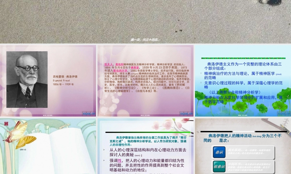 2022年医学专题—关于弗洛伊德精神分析(1).ppt