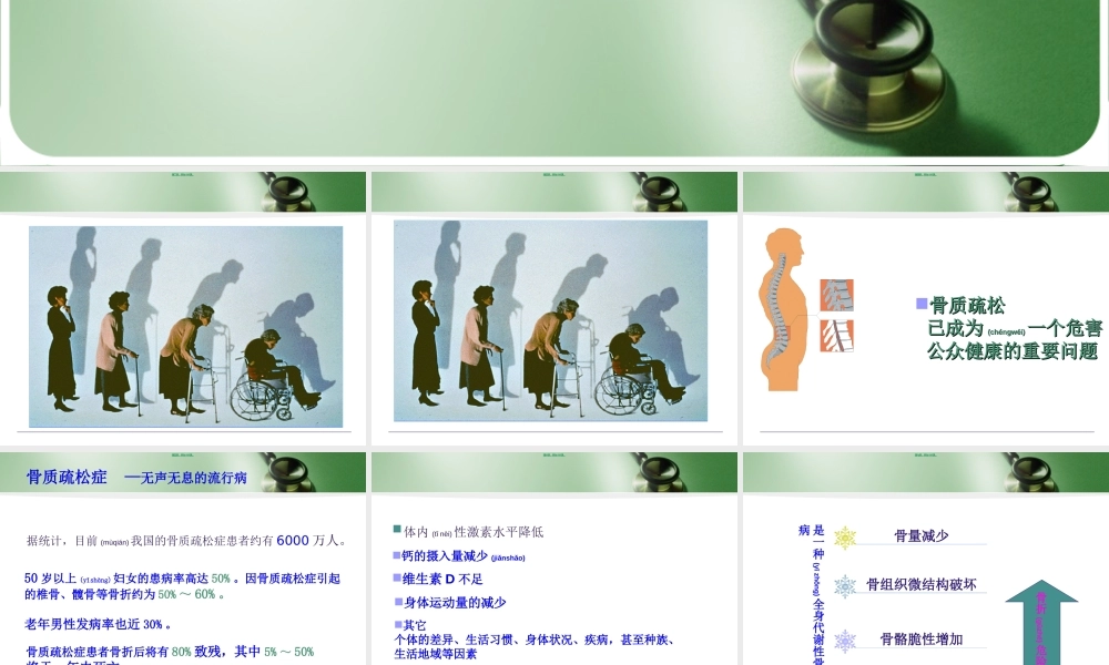 2022年医学专题—关注骨骼疏松(1).ppt