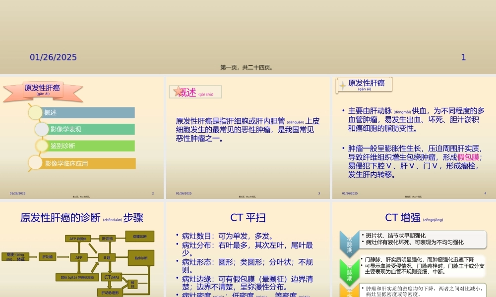 2022年医学专题—原发性肝癌CT表现与鉴别(1).pptx
