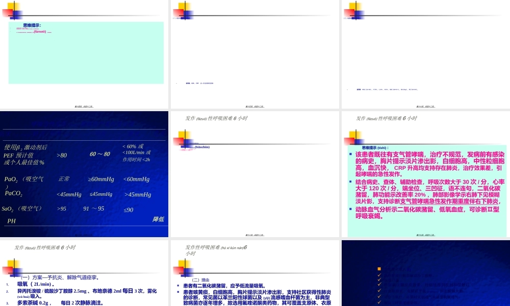 2022年医学专题—发作性呼吸困难6小时(1).ppt