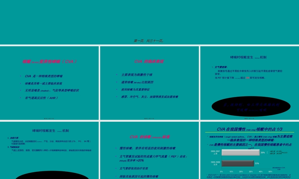 2022年医学专题—咳嗽变异性哮喘(CVA)描述(1).ppt