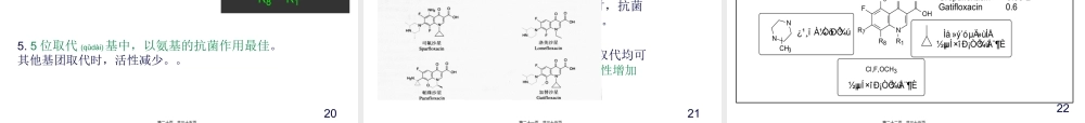 2022年医学专题—喹诺酮类抗菌药..(1).ppt