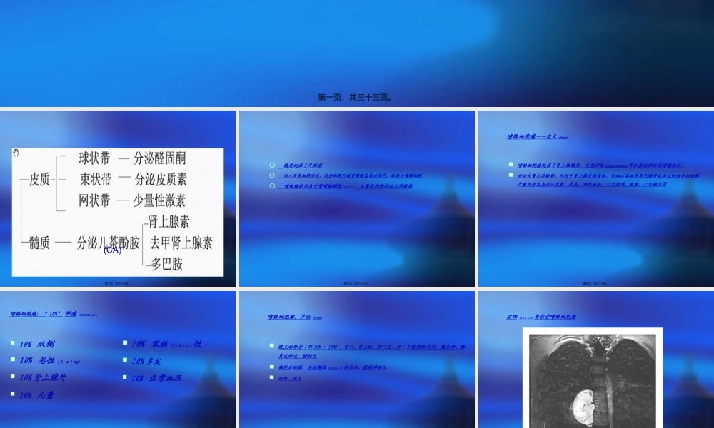 2022年医学专题—嗜铬细胞瘤小讲课(1).ppt