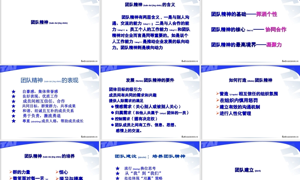 2022年医学专题—团队精神与团队建立(1).ppt