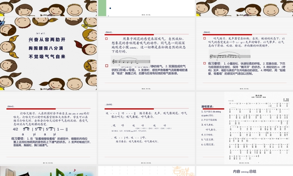 2022年医学专题—声乐基础训练(歌唱姿态与歌唱呼吸)(1).ppt