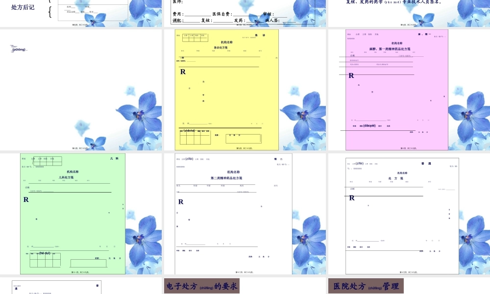 2022年医学专题—处方(1).ppt