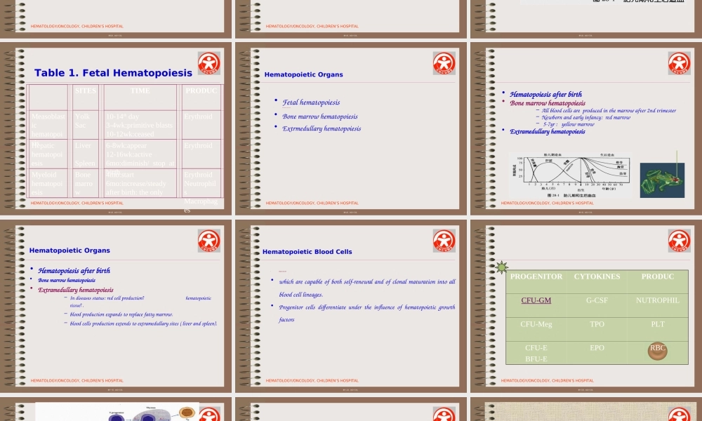 2022年医学专题—小儿造血和血液特点(英文)(1).ppt