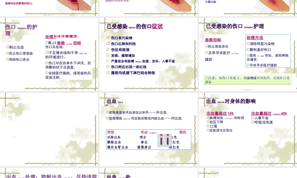 2022年医学专题—急救-创伤的识别及处理(1).ppt