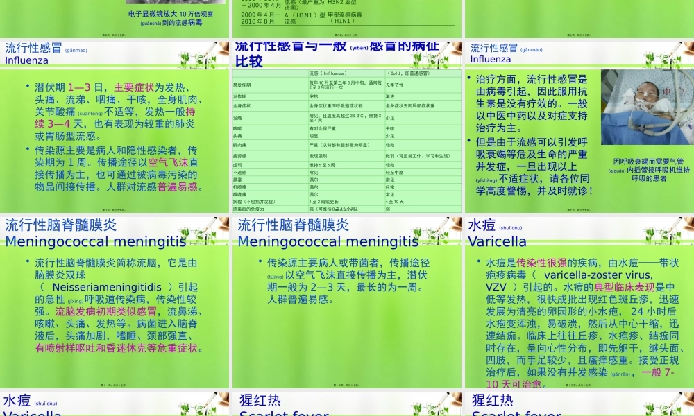 2022年医学专题—春季常见传染病防治普及知识讲座(1).pptx