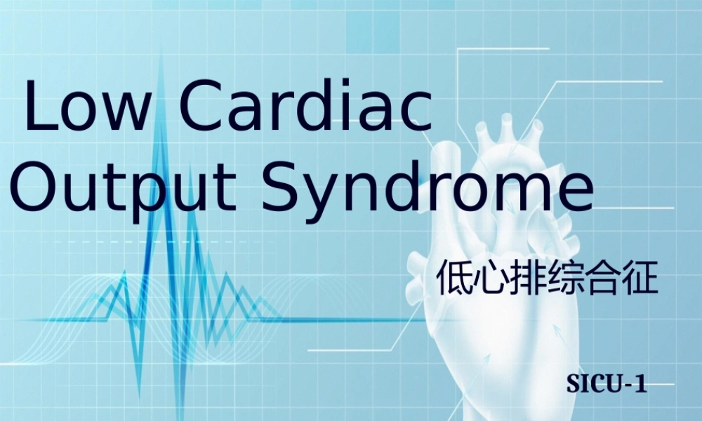 2022年医学专题—查房-低心排(1).pptx