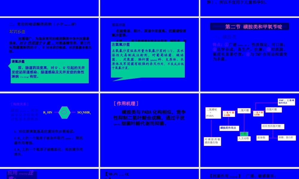 2022年医学专题—第38章人工合成抗菌药(1).ppt
