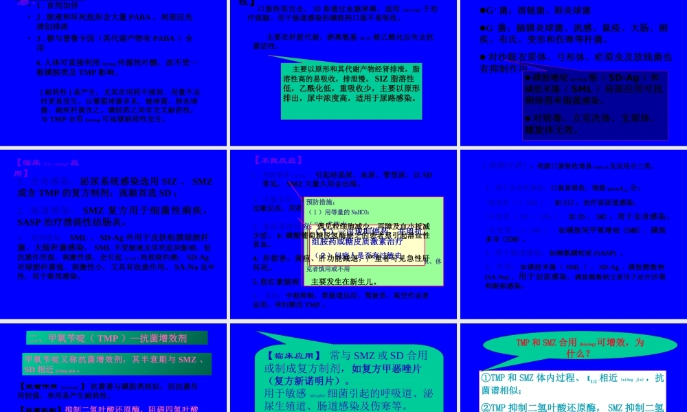 2022年医学专题—第38章人工合成抗菌药(1).ppt