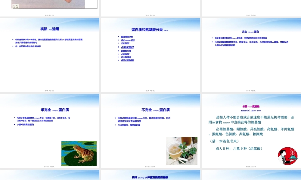 2022年医学专题—第一章-营养学基础-第二节蛋白质分析(1).ppt