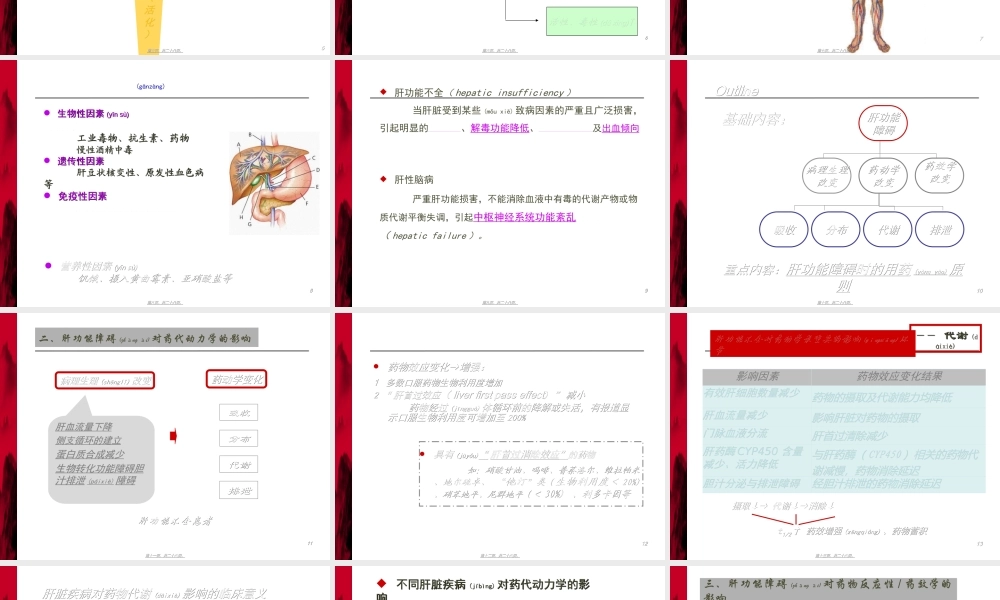 2022年医学专题—肝功能障碍患者合理用药-周颖(1).ppt