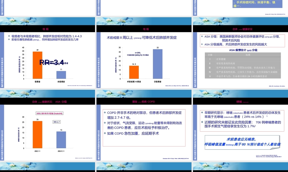 2022年医学专题—胸外科围手术期肺功能的保护(1).ppt