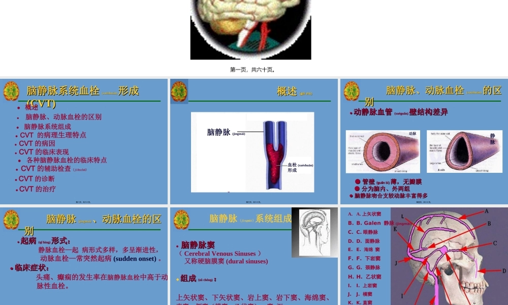 2022年医学专题—脑静脉系统血栓形成.简介(1).ppt