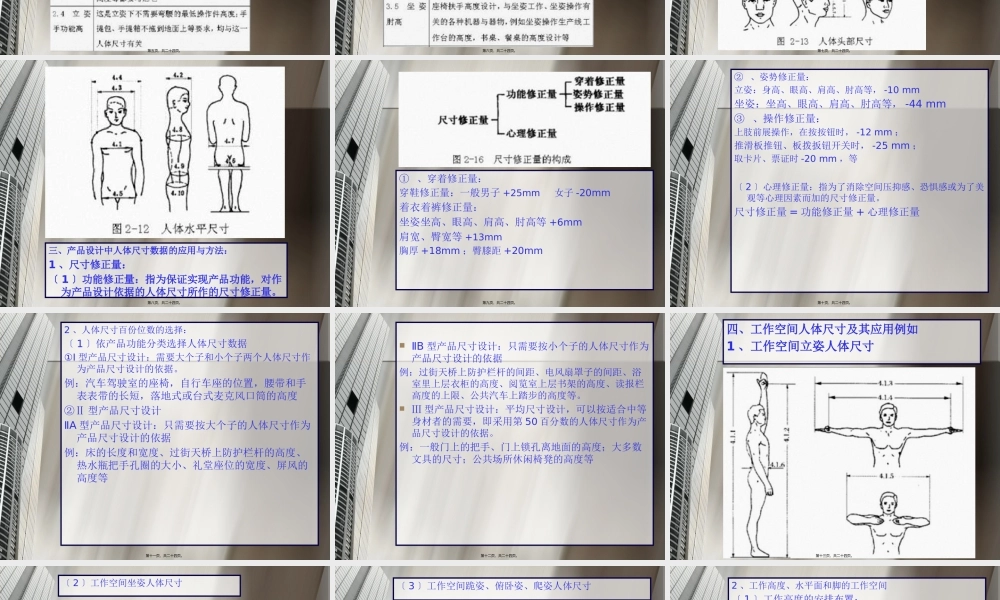 人体尺寸及其应用方法..pptx