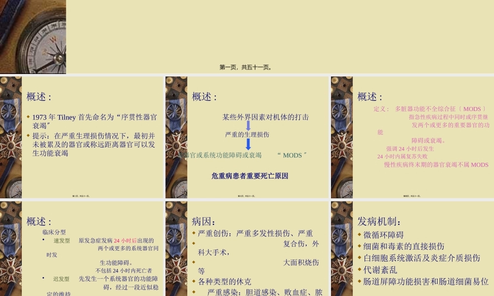 多脏器功能不全综合征.pptx