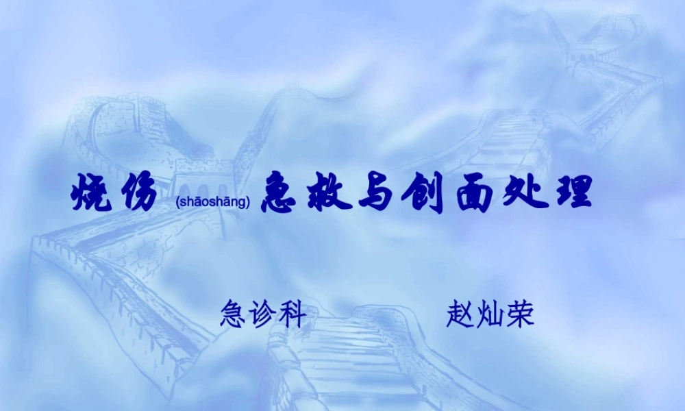 2022年医学专题—七月份烧伤急救与创面处理(1).ppt