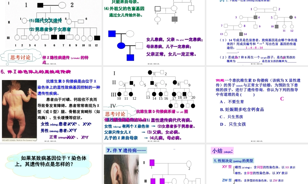 2022年医学专题—伴X染色体上的显性遗传病XAXA(1).ppt