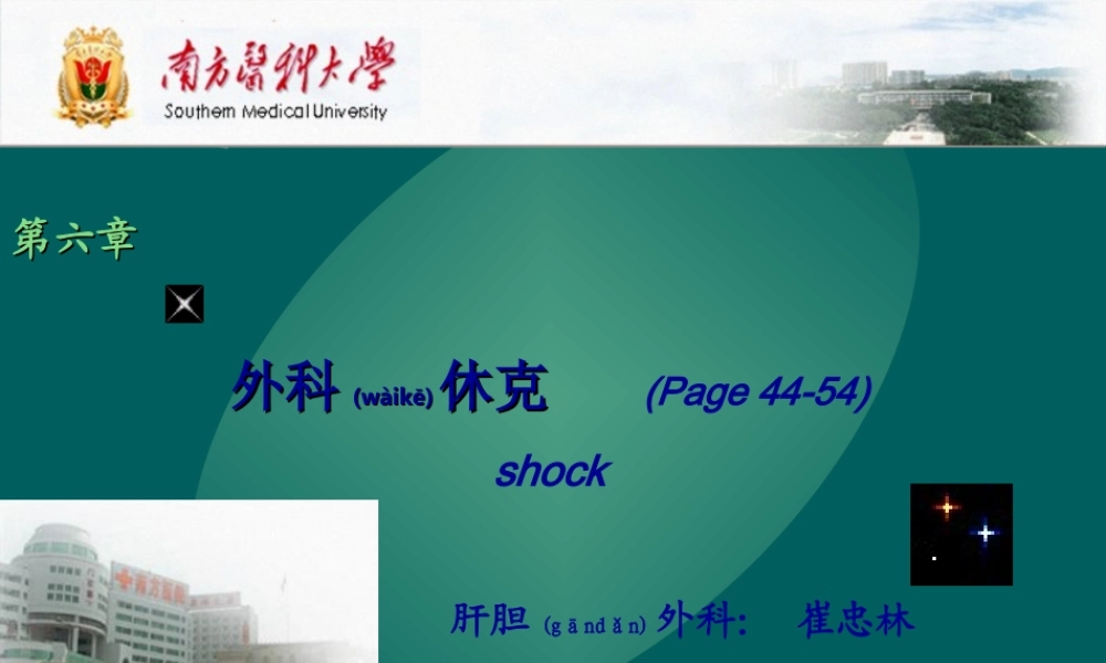 2022年医学专题—外科休克(中西医本科06级).ppt