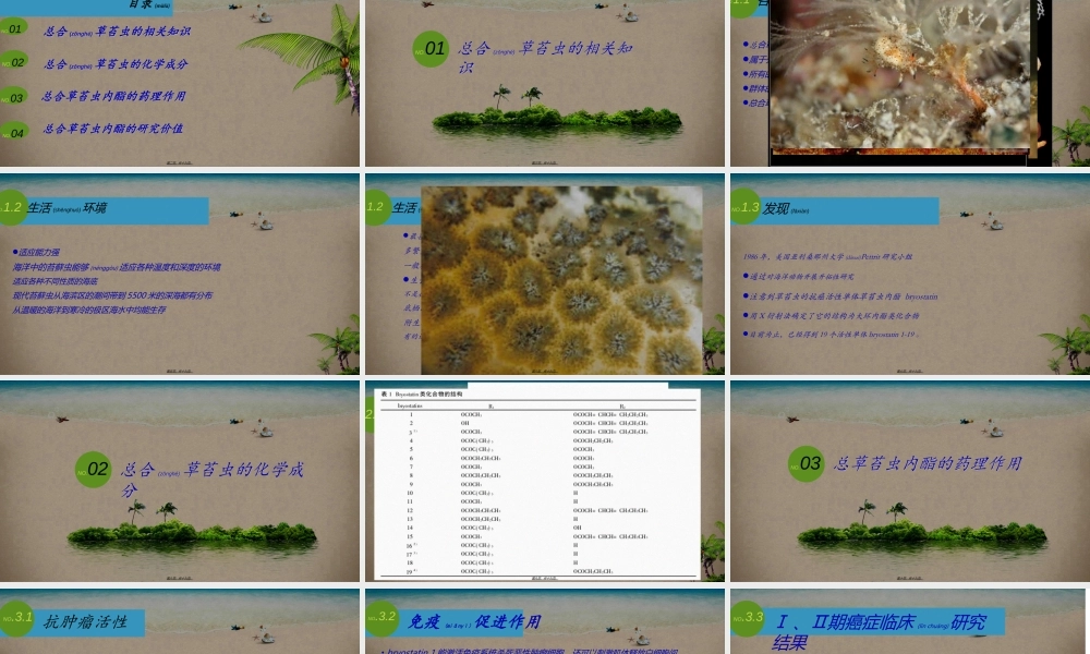 2022年医学专题—总合草苔虫的药用研究.ppt
