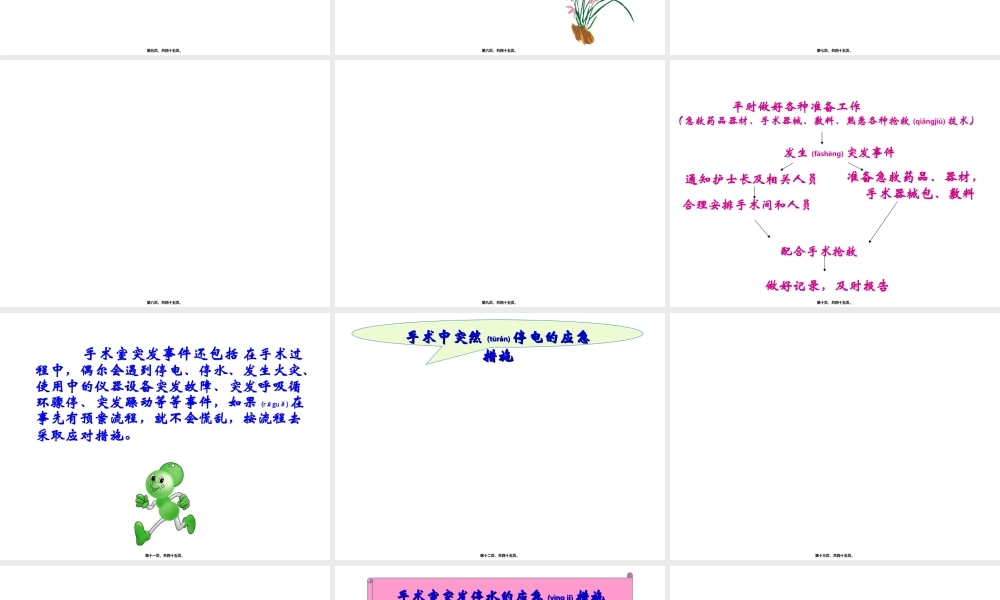 2022年医学专题—手术室突发事件的应急处理剖析.ppt