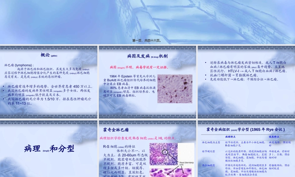 2022年医学专题—淋巴瘤.ppt