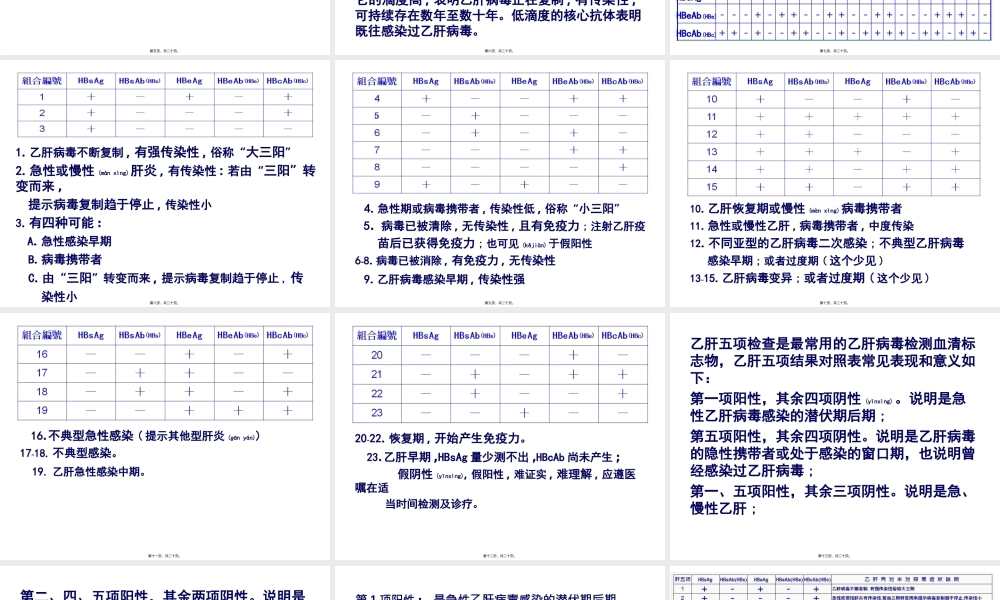 2022年医学专题—肝五项检查简报.ppt