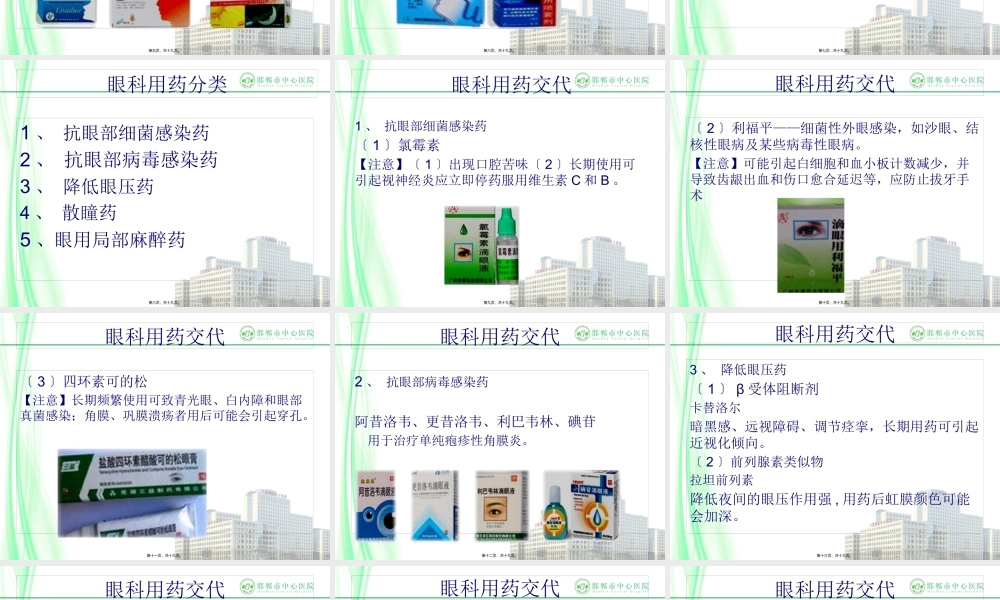 五官科用药交代.pptx