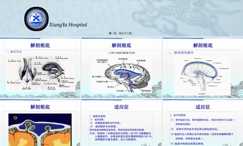 侧脑室穿刺术及脑脊液引流.pptx