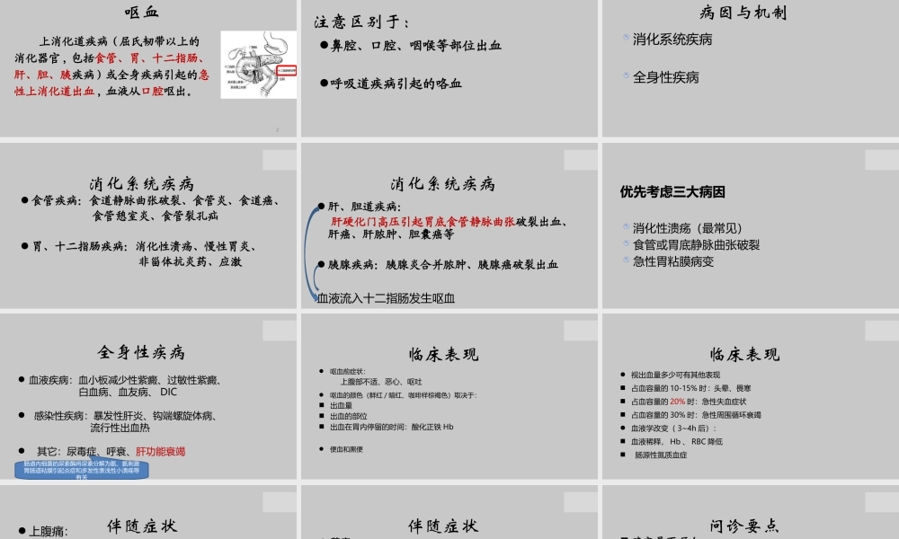 呕血、昏迷的原因.ppt