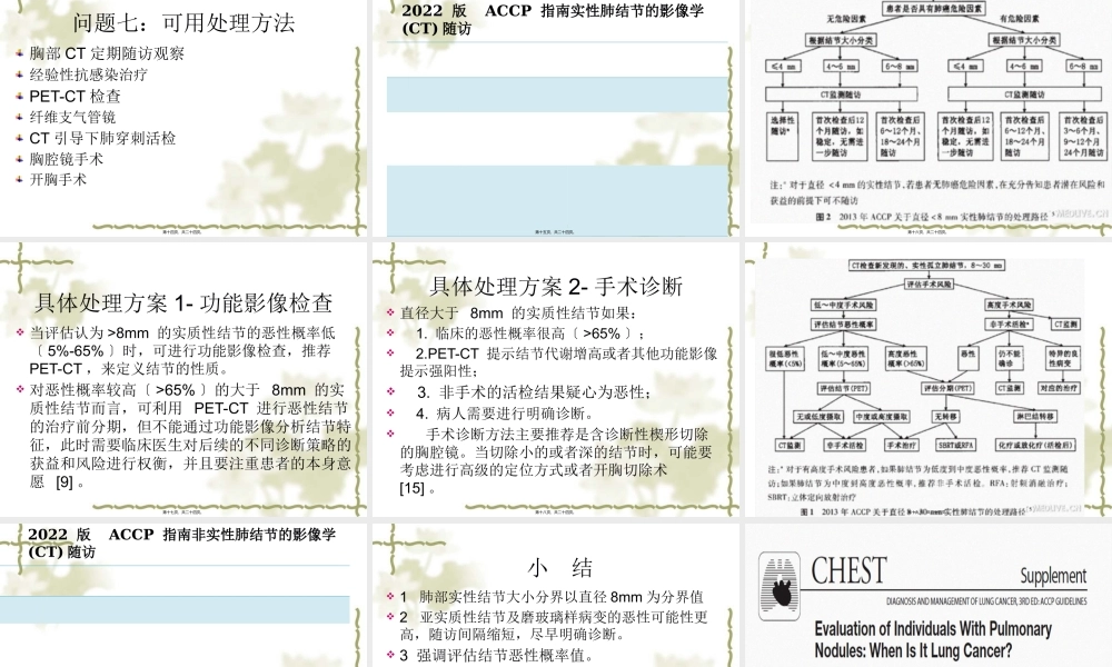 孤立性肺部结节的评估与处理.pptx