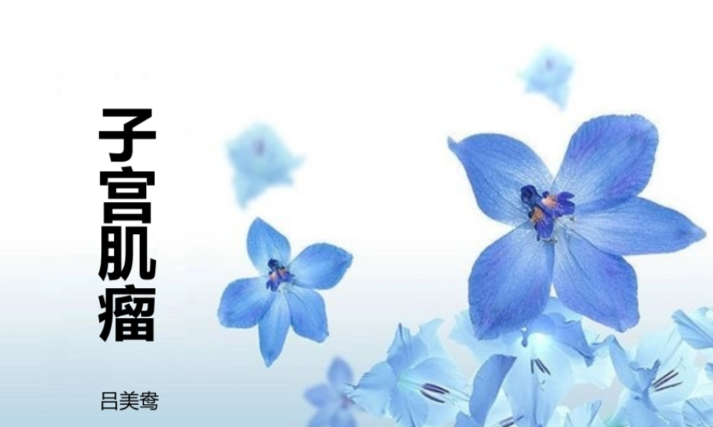 子宫肌瘤+PPT(修改).ppt