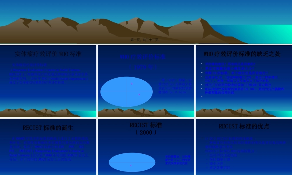 实体瘤疗效评价新标准(RECIST-1)-修改版.pptx