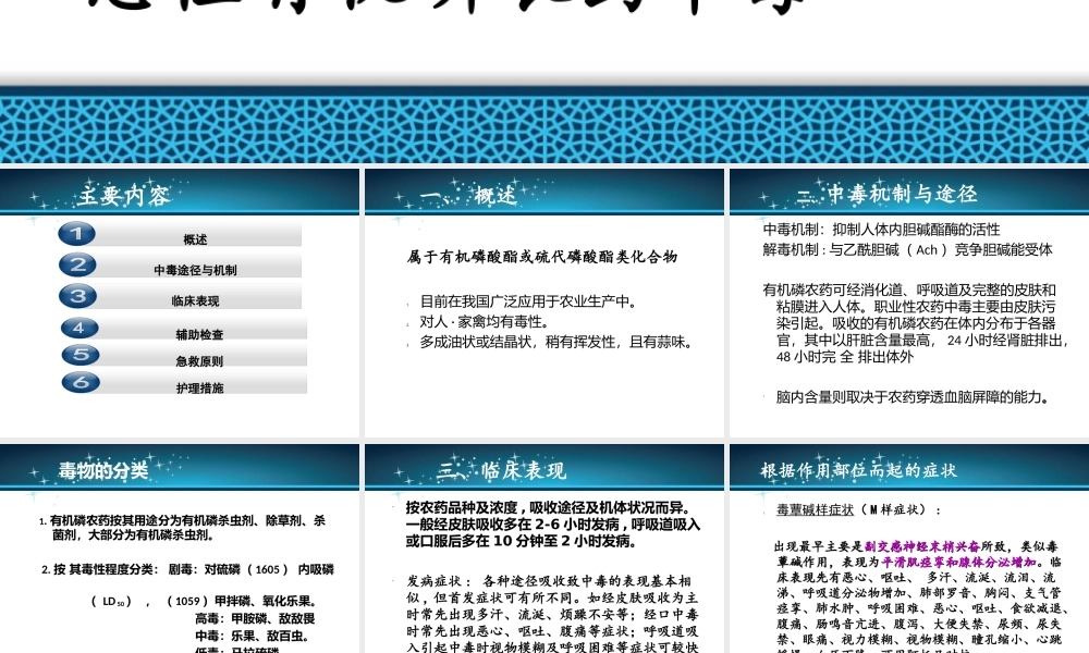 急性有机磷农药中毒分析.ppt