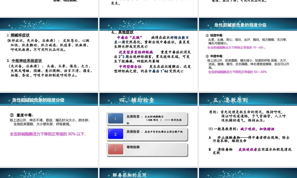 急性有机磷农药中毒分析.ppt