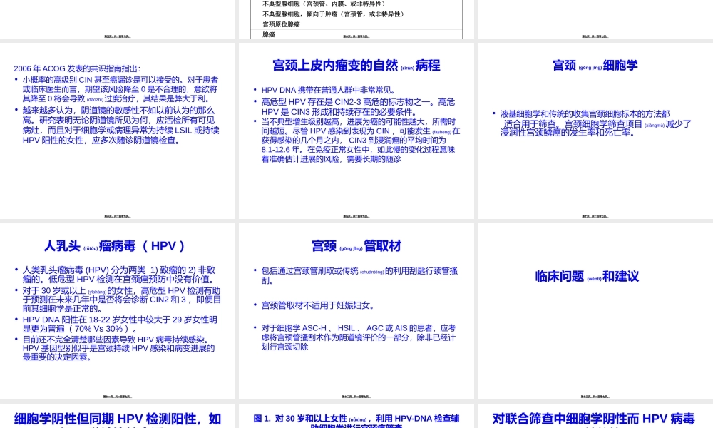 2022年医学专题—宫颈病变与阴道镜.ppt
