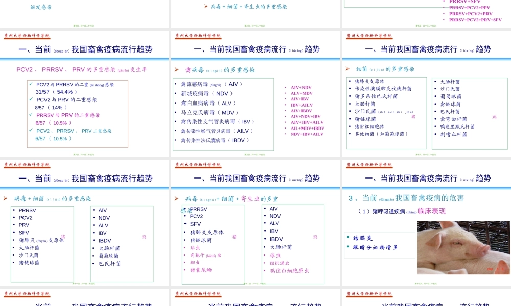 2022年医学专题—畜禽疫病流行趋势与疫苗免疫接种.ppt